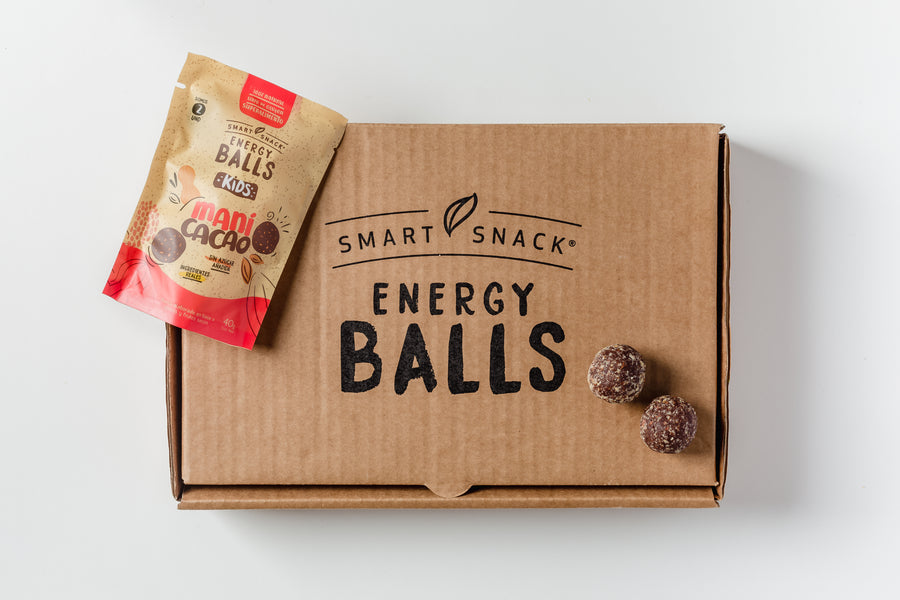 Pack 12 Envases individuales Energy Ball Mani-Cacao KIDS