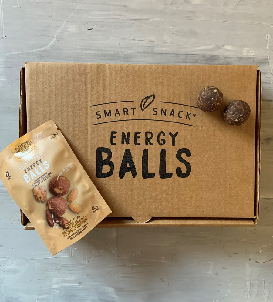 Pack 12 Envases individuales Energy Ball Nuez - Almendra